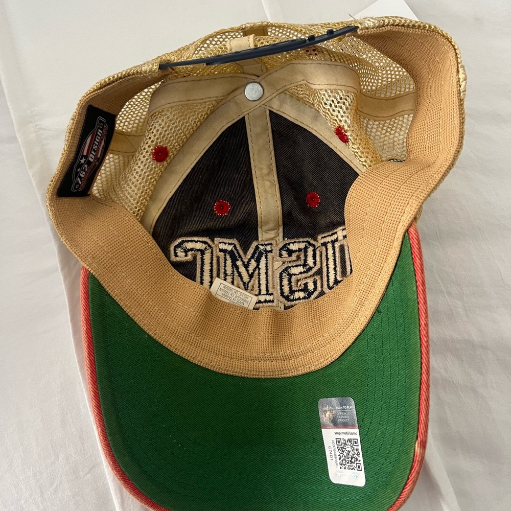 USMC Red and Tan Cap - Picture 3 of 3